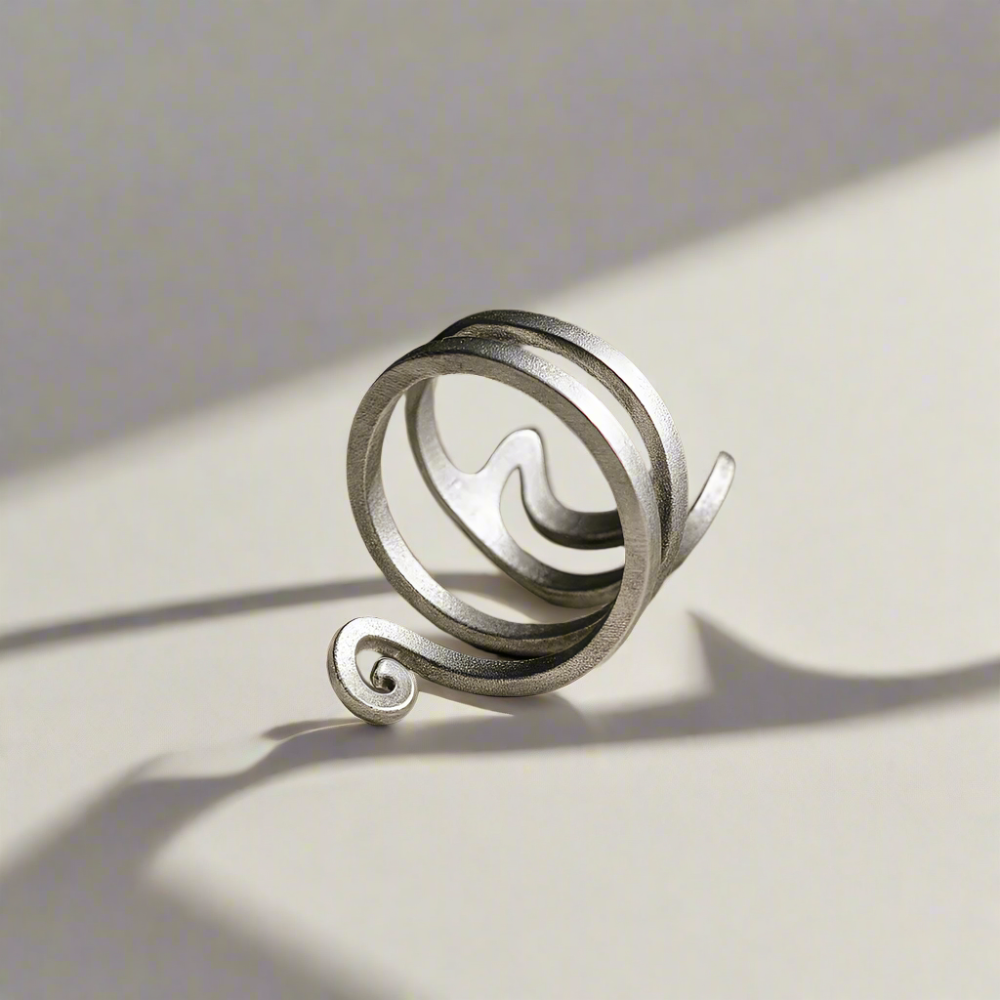 Anillo de Gato Plateado