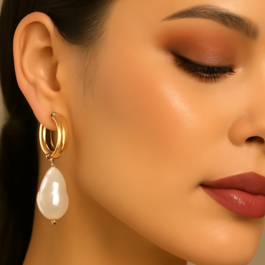 Aretes Perla Clásica