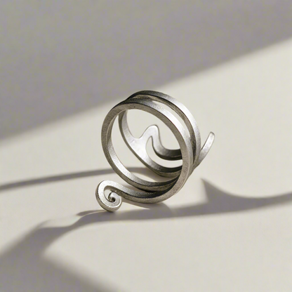 Anillo de Gato Plateado